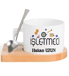 İşletmeci  FİNCAN Seti (Beyaz)