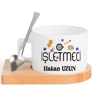 İşletmeci  FİNCAN Seti (Beyaz)