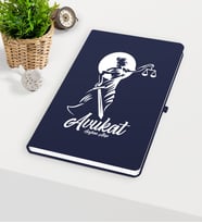 BK Gift Kişiye Özel Avukat Temalı Lacivert Defter - 15