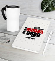 BK Gift Kişiye Özel Mimar Baba Beyaz Defter Kalem Termos Mug Seti-1 (Model 1)
