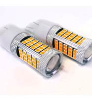 FEMEX Pemium T20 7443 9w Led Ampul Çift Duy Turuncu 2835 Chip Mercekli