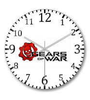 Gears  Duvar Saati Bombeli Gercek Cam