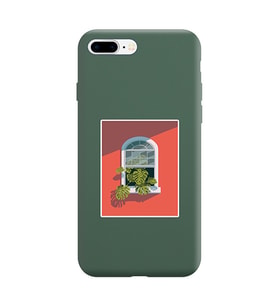 Koyu Yeşil Lansman Telefon Kılıfı Iphone 8 Plus