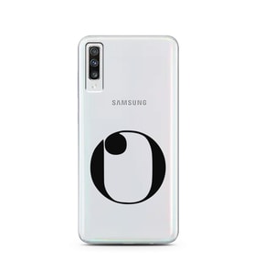 Samsung A70 Harf Tasarımlı Telefon Kılıfı O-Harfi 