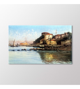 Arty Tablo Salacak'ta Eski Bir Cami Tablo (Karışık)