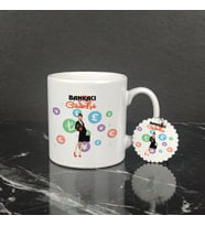 Bankacı Kupa Bardak ve Anahtarlık Set 003