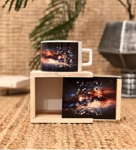 Space Roket Tasarımlı Kutulu Kupa