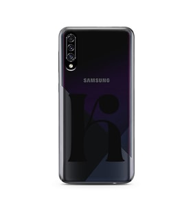 Samsung A30s Harf Tasarımlı Telefon Kılıfı K-Harfi 