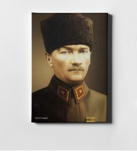 BK Gift Kişiye Özel Atatürk Kanvas Tablo 50x70cm 28