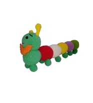 Amigurumi organik oyuncak tırtıl (Karışık)