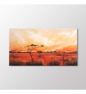 Arty Tablo Bhundu Landscape Tablo (Karışık)