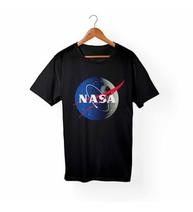 Nasa Çocuk Siyah Tişört