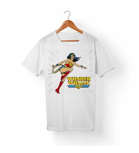 Wonder Women Çocuk Beyaz Tişört