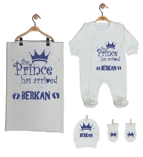 Pia Baby Gl 1907-03 İsme Özel Battaniyeli Tulum Seti