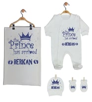 Pia Baby Gl 1907-03 İsme Özel Battaniyeli Tulum Seti