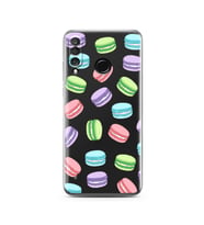 Macaron Tasarımlı Süper Şeffaf Silikon Telefon Kılıfı Huawei P30 Lite 