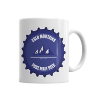 Cold Moutains Beer Kupa Bardak Porselen