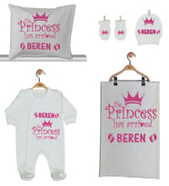 Pia Baby GL 1906-02 İsme Özel Beşli Tulum Set