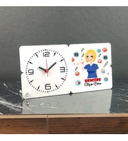 Hemşire Ahşap Masa Saati 001