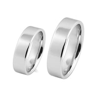 6 Mm Söz Nişan Yüzüğü / Gümüş Çift  Alyans  / Tektaş Hediye  - Ats132