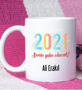 Senin Yılın Olacak 2021 Yılbaşı Hediyesi Kupa Bardak