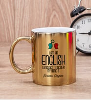 İngilizce Öğretmeni Gold Kupa Bardak