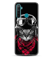 Kılıfland Realme C3i Kılıf Silikon Resimli Kapak Super Cat Stok 1097
