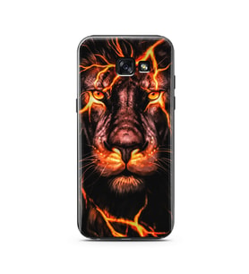 Aslan Neon Tasarım Süper Şeffaf Silikon Telefon Kılıfı Samsung A5 (2015)