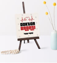 Babalar Gününe Özel Doktor Babası Şovaleli Doğal Taş  2