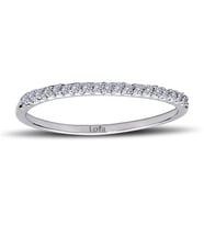 Lova 0,10 Karat Pırlanta Yarımtur Yüzük - 1030146