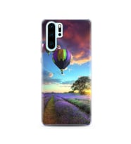 Lavanta Bahçesi Tasarımlı Süper Şeffaf Silikon Telefon Kılıfı Huawei P30 Pro 