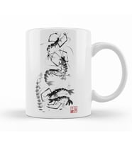 Traditional Chinese Painting Shrimp Gathering Kupa Bardak