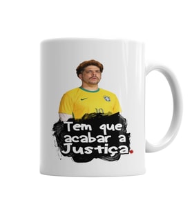 Tem Que Acabar A Justiça Kupa Bardak Porselen