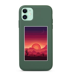 Koyu Yeşil Lansman Kılıf iPhone 11