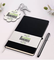 BK Gift Kişiye Özel Mikroelektronik Mühendisi Siyah Defter Kalem Ve Anahtarlık Hediye Seti-2 (Model 1)