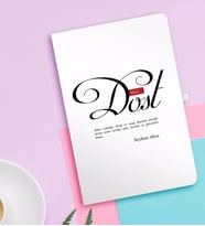 BK Gift Kişiye Özel Mânâ Dost Beyaz Defter