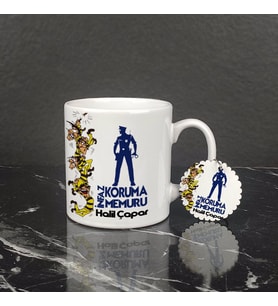 İnfaz Koruma Memuru Kupa Bardak ve Anahtarlık Set 001