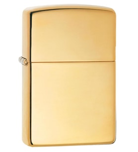 Zippo Çakmak Hi Polish Brass Armor Heavy 169-000030 (Gold)