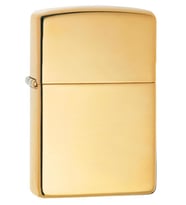 Zippo Çakmak Hi Polish Brass Armor Heavy 169-000030 (Gold)