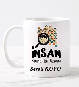 İnsan Kaynakları Uzmanı  Kupa (Beyaz)