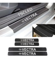 Opel Vectra Karbon Kapı Eşiği Koruma Sticker Yapıştırma (4 Adet)