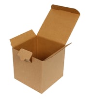 10,5x10,5x10,5cm Kraft E-Ticaret Kargo Kutusu [25 Adet] (Kahverengi)
