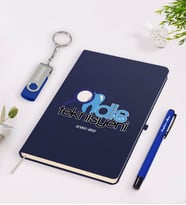 BK Gift Kişiye Özel Diş Teknisyeni Temalı Lacivert Defter Kalem 32gb USB Bellek Hediye Seti-1 (Model 1)