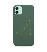 Oğlak Burcu (Capricornio) Yıldız Haritası Tasarımlı Kılıf iPhone 11 