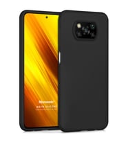 Microsonic Matte Silicone Xiaomi Poco X3 NFC Kılıf Siyah