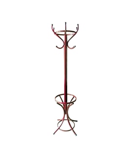 Metal Portmanto Askılık Bordo