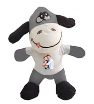 Kişiye Özel Peluş Eşek   Oyunca Eşek   Peluş Eşek (Siyah)