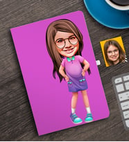 BK Gift Kişiye Özel Kız Çocuk Karikatürlü Defter-3