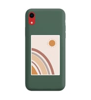 Koyu Yeşil Lansman Telefon Kılıfı Iphone XR