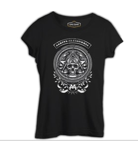 Asking Alexandria - AA Siyah Kadın Tshirt